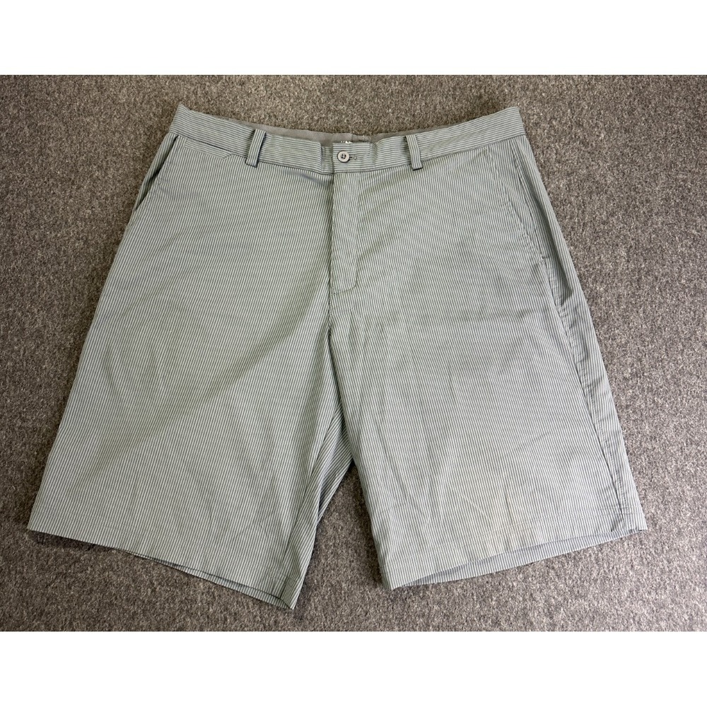 Nike Golf Dri Fit Tour Performance Shorts Mens Size 36 Gray Stripe 10.5" Inseam - Picture 12 of 13